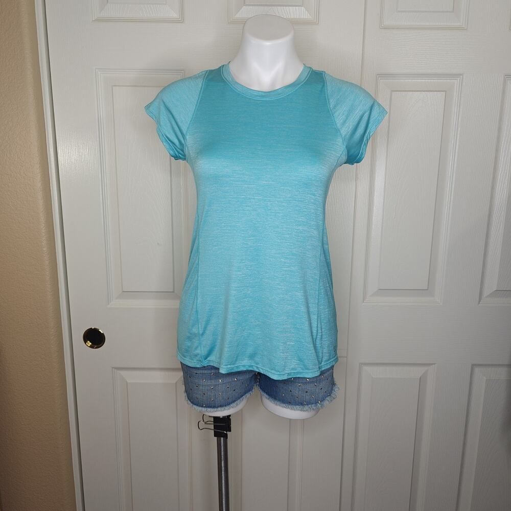Calvin Klein Performance Dry pleated back active tee sz XS - Picture 2 of 8